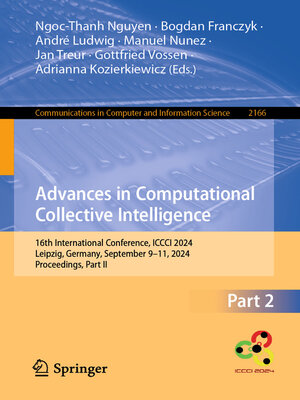 cover image of Advances in Computational Collective Intelligence